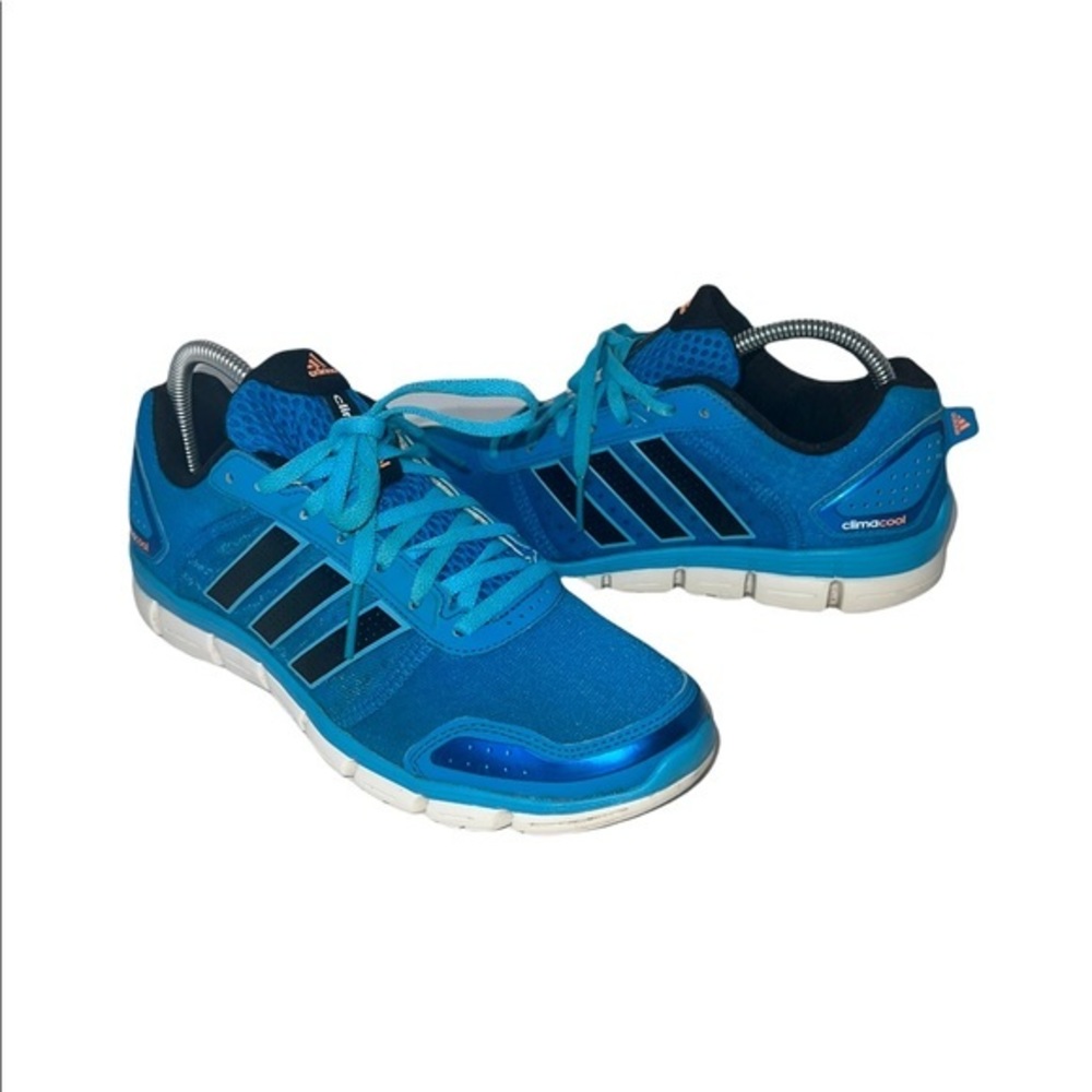 Adidas Trainers Mens Adidas ClimaCool Aerate 3 Solar Blue/Black/White Size 8